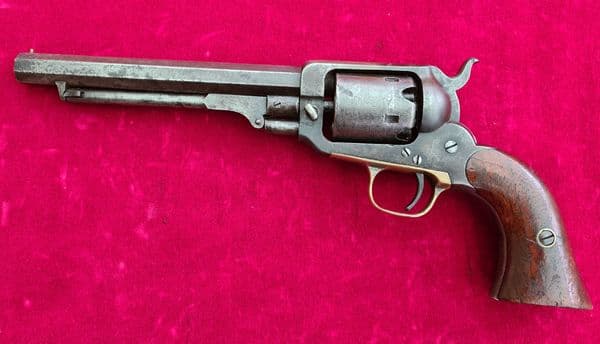 A scarce American civil war era .31 cal 5 shot Percussion revolver by E. Whitney. C. 1860. Ref 3619